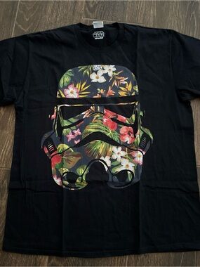Star Wars Black Crewneck Graphic Tee